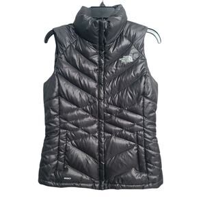 The North Face Black Aconcagua 550 Puffer Zip Vest Size Small